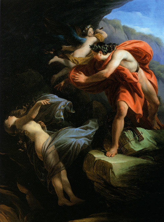Orfeo ed Euridice, Orfeo e Euridice (dipinto) di Scuri Enrico (sec. XIX)