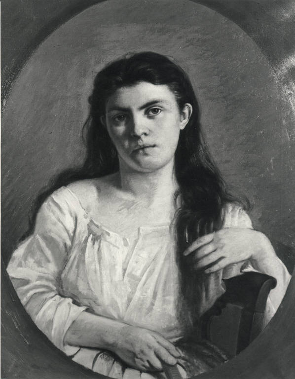Ritratto di donna, Ritratto di donna (dipinto) di Altieri Giovanni (sec. XIX)
