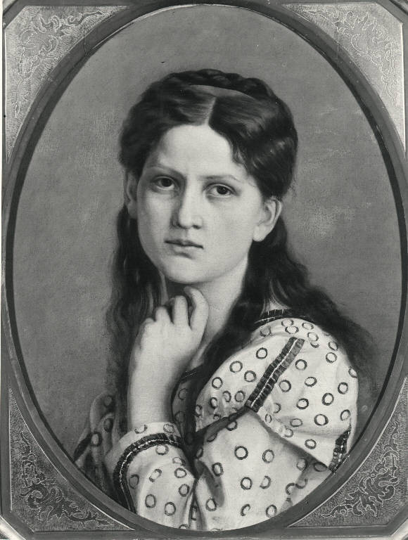 Ritratto della sorella, Ritratto di donna (dipinto) di Altieri Giovanni (sec. XIX)