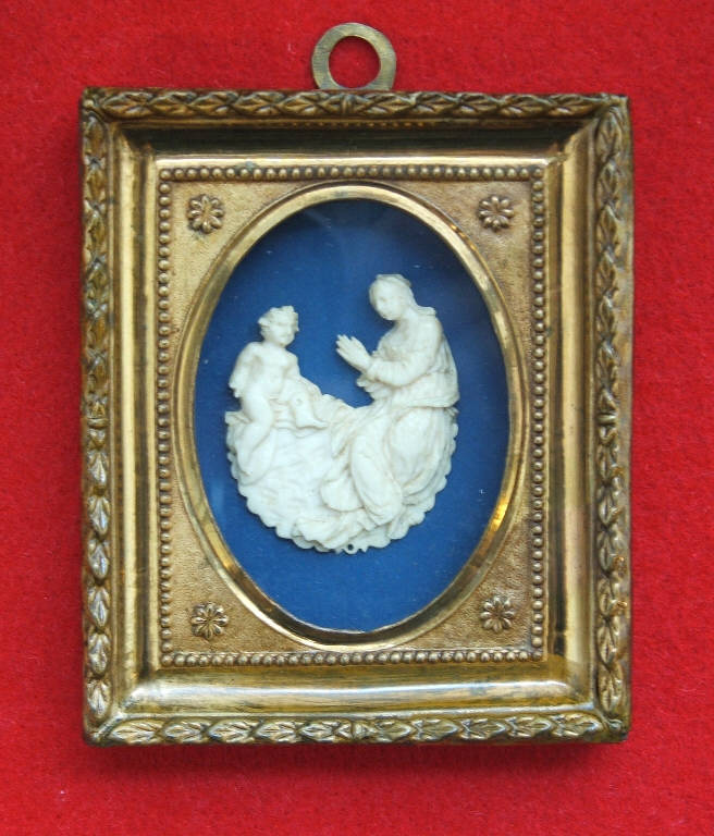 Madonna con Bambino (miniatura) (sec. XVIII)