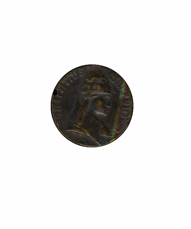 Bonifacio VIII, papa / Porta santa (medaglia papale) - ambito italiano (seconda metà secc. XVI/ XVIII)