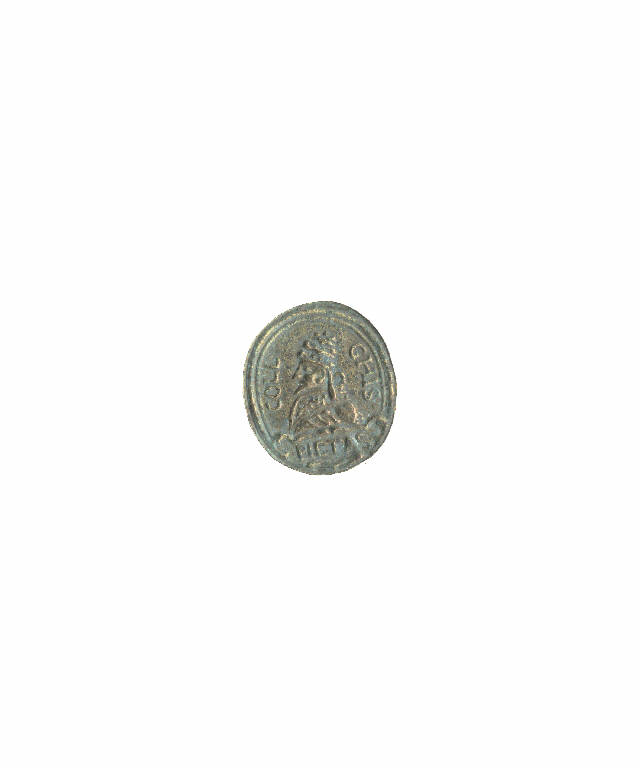 Pio V, Papa (medaglia papale) - ambito italiano (fine/inizio sec. XVII)