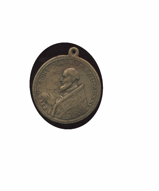 Pio V, Papa / Santa Alleanza (medaglia papale) - ambito italiano (secc. XVII/ XIX)