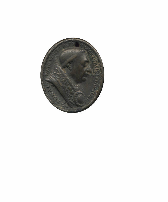 Paolo II, papa (medaglia pontificia) (secc. XVII/ XIX)