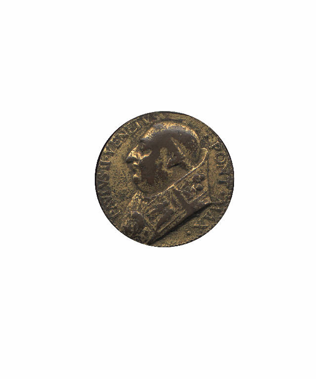 Paolo II papa / Abside di San Pietro (medaglia pontificia) (secc. XVII/ XIX)