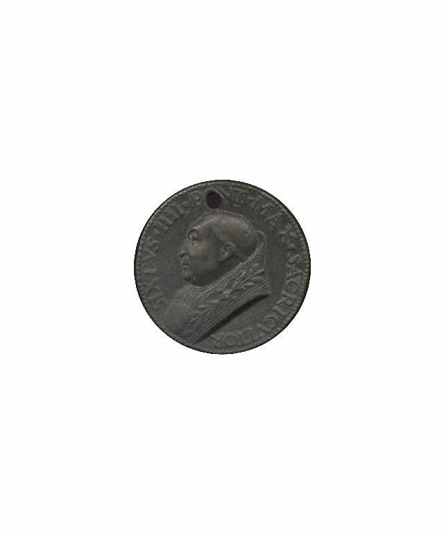 Sisto IV Papa / Ponte Sisto (medaglia pontificia) (secc. XVII/ XIX)