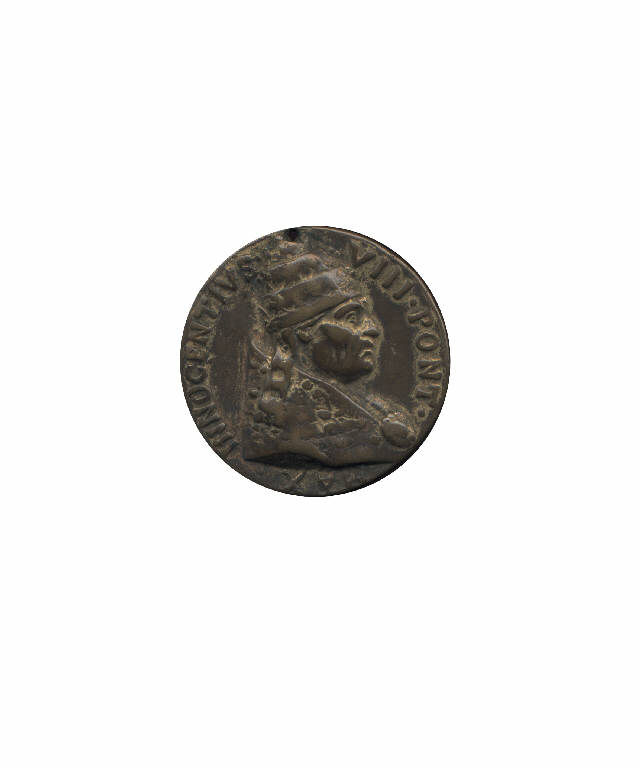 Innocenzo VIII Papa / Stemma (medaglia pontificia) (fine sec. XVI)