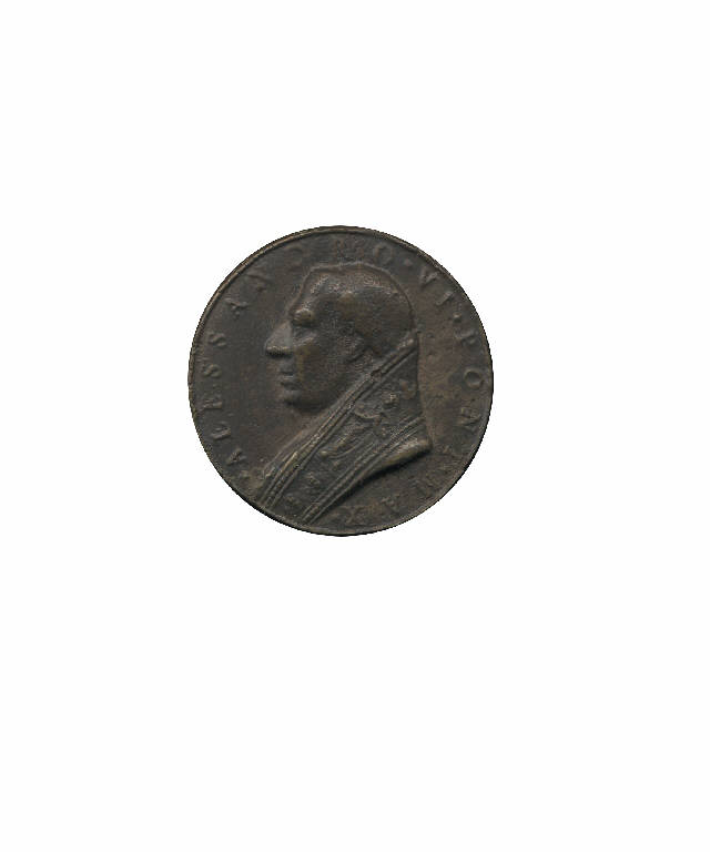 Alessandro VI / Stemma (medaglia pontificia) (secc. XVII/ XIX)