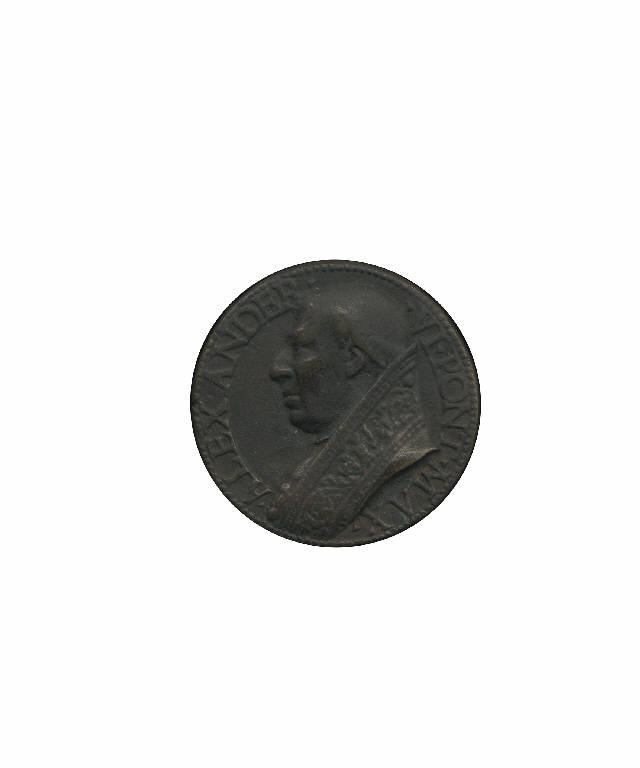 Alessandro VI / Ascesa al soglio pontificio (medaglia pontificia) (secc. XVII/ XIX)