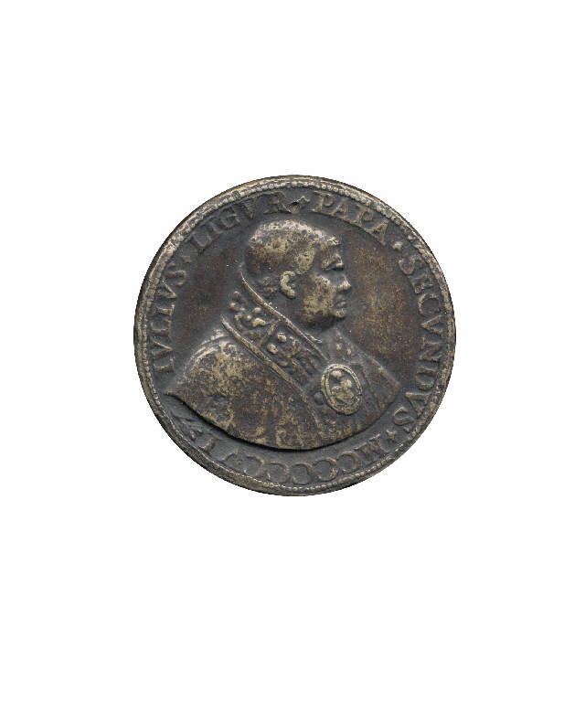 Giulio II / Il buon Pastore (medaglia pontificia) (secc. XVII/ XIX)