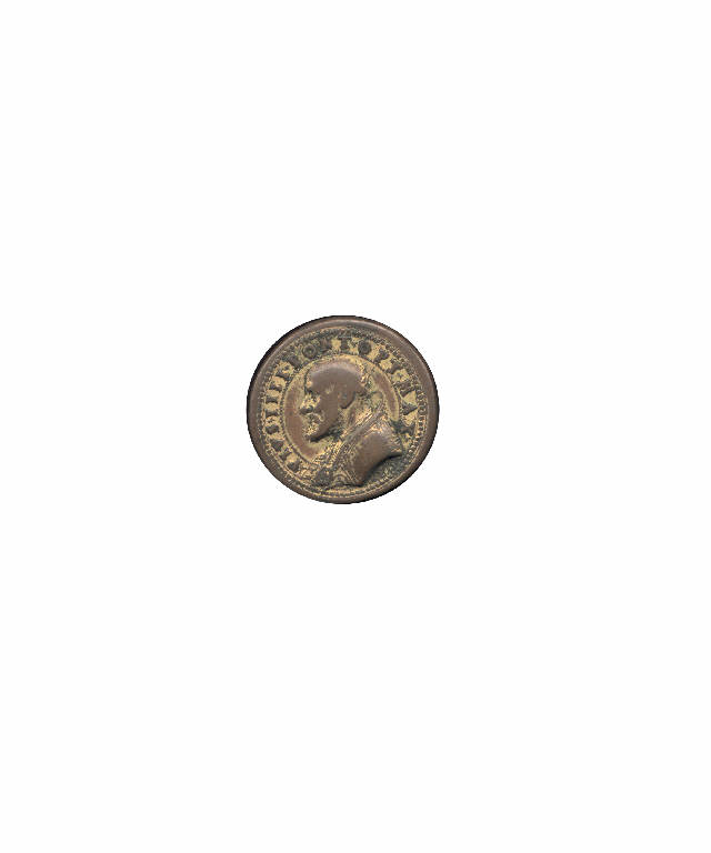 Paolo IV papa / Gesù scaccia i mercanti dal tempio (medaglia pontificia) (secc. XVII/ XIX)