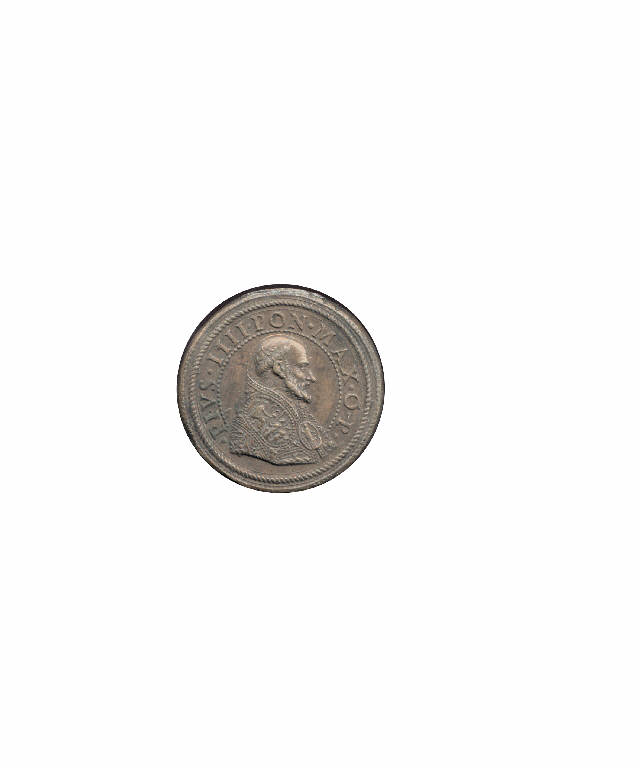 Pio IV papa / Civitavecchia (medaglia pontificia) (secc. XVII/ XIX)