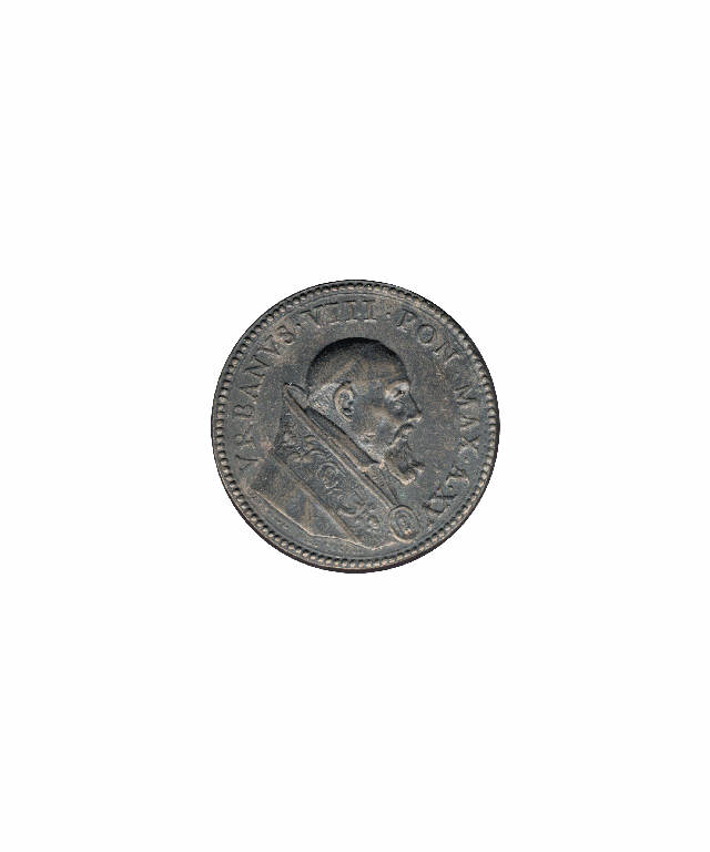 Urbano VIII, papa / San Pietro (medaglia pontificia) (sec. XVII)