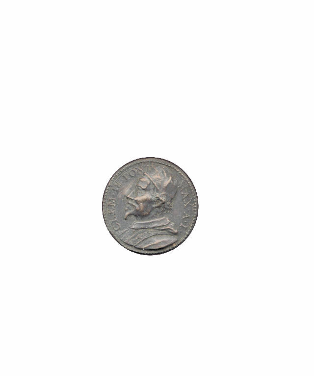 Clemente IX / San Pietro (medaglia pontificia) (terzo quarto sec. XVII)