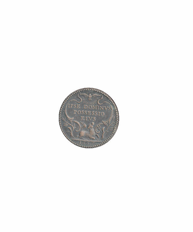 Clemente IX / Agnus Dei (medaglia pontificia) (terzo quarto sec. XVII)