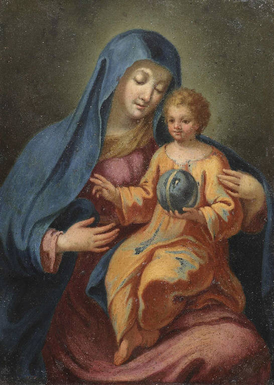 Madonna col Bambino, Madonna con Bambino (dipinto) (sec. XIX)
