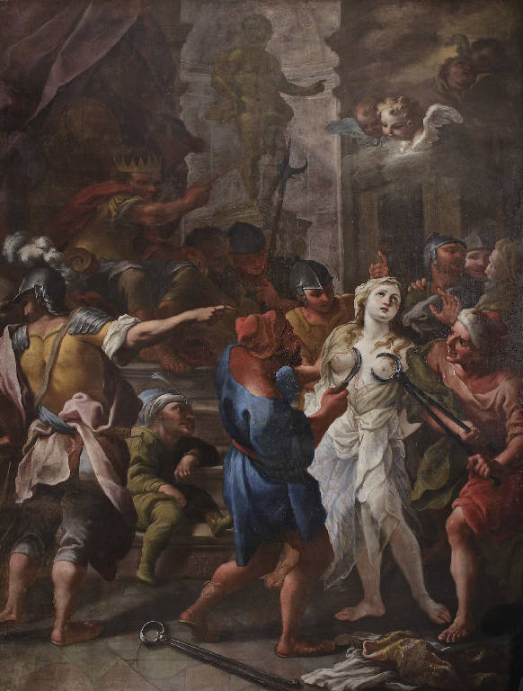 Martirio di sant'Agata, Martirio di sant'Agata (dipinto) - ambito veneziano (prima metà sec. XVIII)