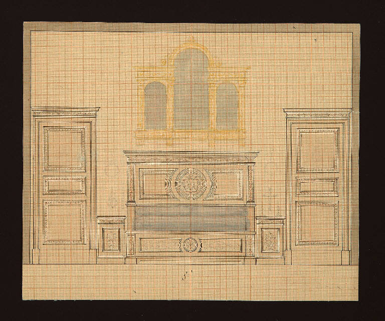 ARCHITETTURE (disegno) di Bagatti Valsecchi Giuseppe; Bagatti Valsecchi Fausto (secc. XIX/ XX)