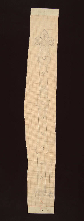Disegni di maniglie, MANIGLIA (disegno) di Bagatti Valsecchi Fausto; Bagatti Valsecchi Giuseppe (secc. XIX/ XX)