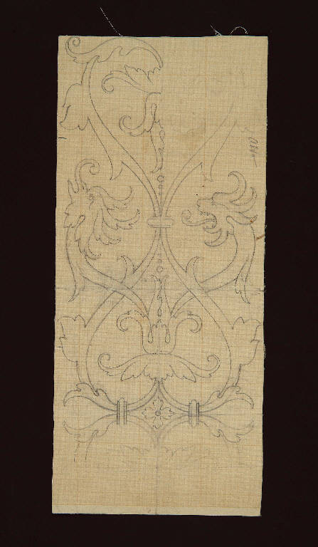 MOTIVO DECORATIVO FITOMORFO v. Motivo decorativo vegetale (disegno) di Bagatti Valsecchi Fausto; Bagatti Valsecchi Giuseppe (secc. XIX/ XX)