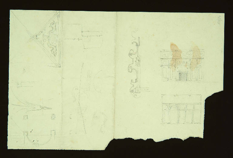 MOTIVI DECORATIVI (disegno) di Bagatti Valsecchi Fausto; Bagatti Valsecchi Giuseppe (secc. XIX/ XX)