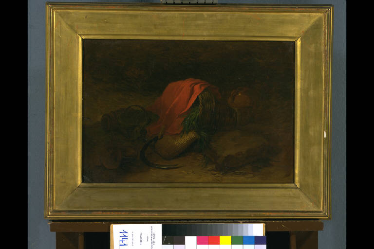 NATURA MORTA CON ERBAGGI (dipinto) di Londonio Francesco (metà sec. XVIII)