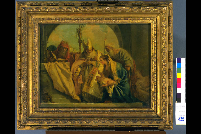 PRESENTAZIONE DI GESÙ AL TEMPIO (dipinto) di Tiepolo Gian Domenico (sec. XVIII)