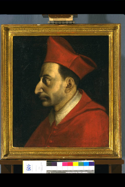 RITRATTO DI SAN CARLO BORROMEO (dipinto) di Figino Giovanni Ambrogio (ultimo quarto sec. XVI)