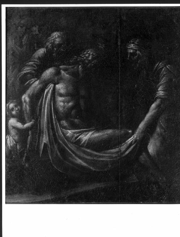 DEPOSIZIONE DI CRISTO NEL SEPOLCRO (dipinto) di Mondino Antonio (primo quarto sec. XVII)