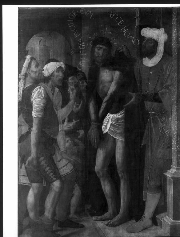 ECCE HOMO (dipinto) di Lieferinxe Josse (secc. XV/ XVI)