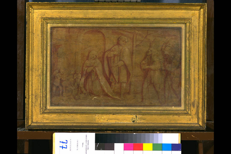 ADORAZIONE DEI PASTORI (dipinto) di Luini Bernardino (bottega) (primo quarto sec. XVI)