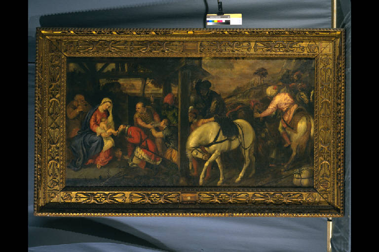 ADORAZIONE DEI MAGI (dipinto) di Vecellio Tiziano (e aiuti (?)) (sec. XVI)