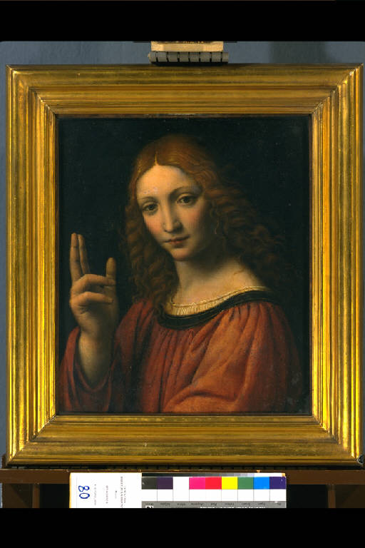 CRISTO BENEDICENTE (dipinto) di Luini Bernardino (sec. XVI)