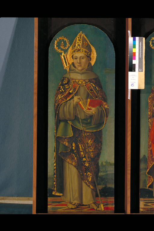 SAN LUDOVICO DI TOLOSA (dipinto) di Zenale Bernardino (sec. XV)