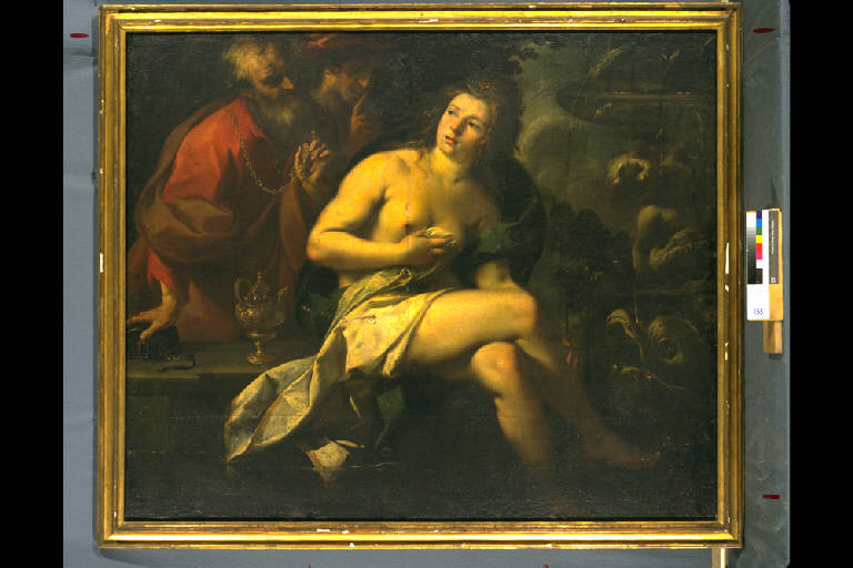 SUSANNA E I VECCHIONI (dipinto) di Nuvolone Carlo Francesco (metà sec. XVII)