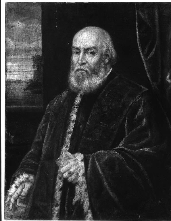 RITRATTO DI SENATORE VENEZIANO (dipinto) di Robusti Jacopo detto Tintoretto (bottega) (seconda metà sec. XVI)