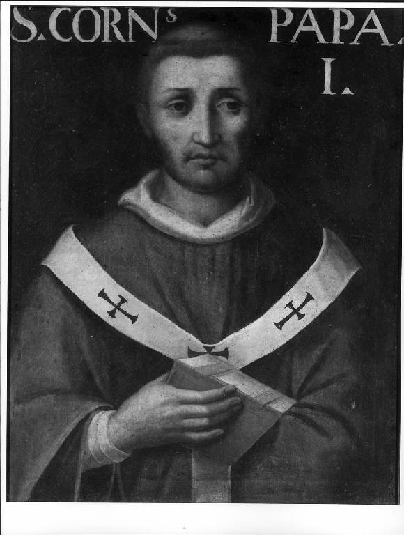 RITRATTO DI SAN CORNELIO I (dipinto) di Franchi Giuseppe (attr.) (primo quarto sec. XVII)