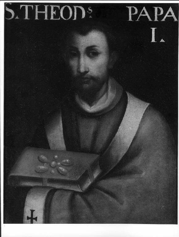 RITRATTO DI SAN TEODORO I (dipinto) di Franchi Giuseppe (attr.) (primo quarto sec. XVII)
