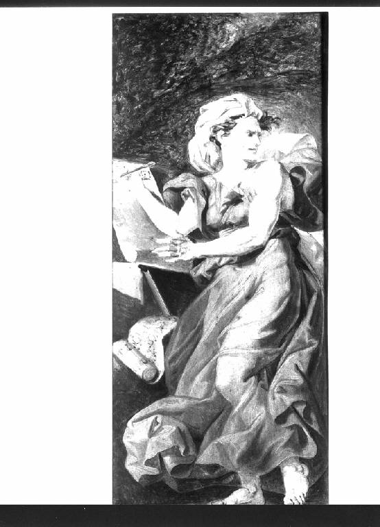 SIBILLA CUMANA (dipinto) di Comerio Agostino (sec. XIX)