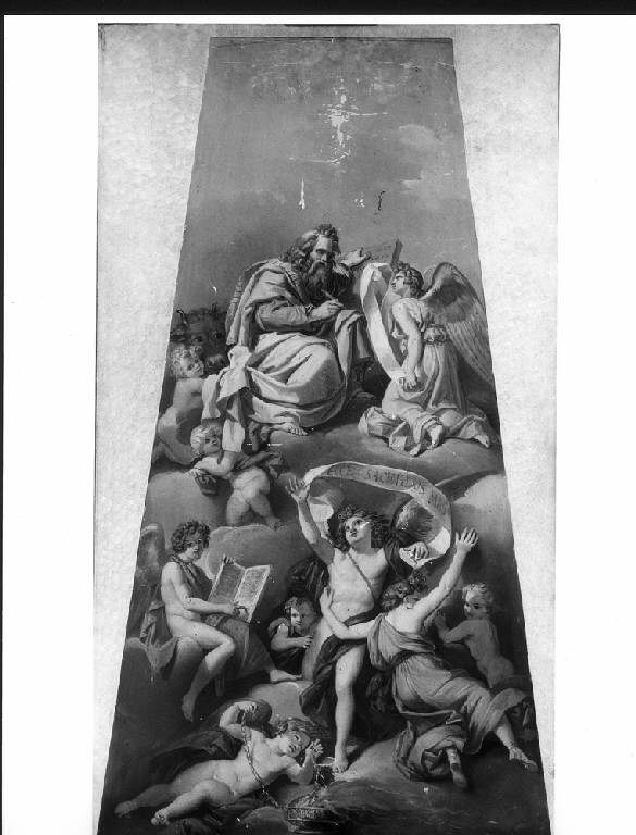 SAN LUCA EVANGELISTA (dipinto) di Comerio Agostino (sec. XIX)