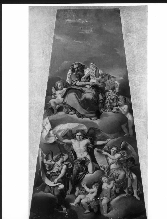 SAN MARCO EVANGELISTA (dipinto) di Comerio Agostino (sec. XIX)