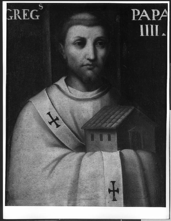 RITRATTO DI SAN GREGORIO IV (dipinto) di Franchi Giuseppe (attr.) (primo quarto sec. XVII)