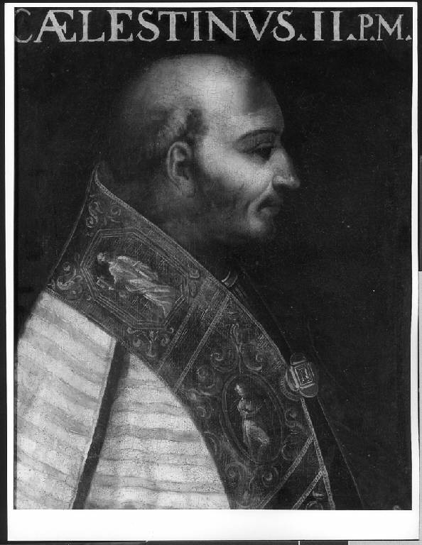 RITRATTO DI CELESTINO II (dipinto) di Franchi Giuseppe (attr.) (sec. XVII)