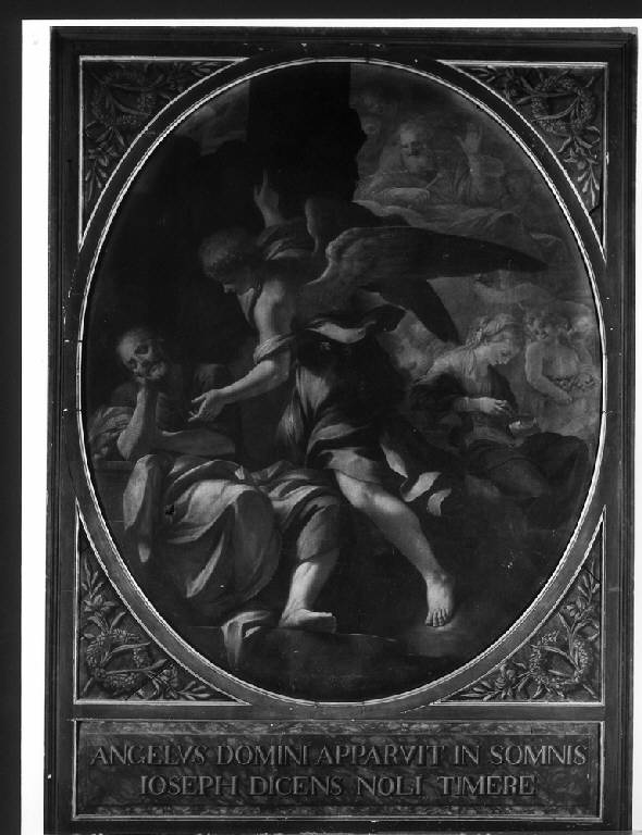 SOGNO DI SAN GIUSEPPE (dipinto) di Cignaroli Martino (sec. XVII)