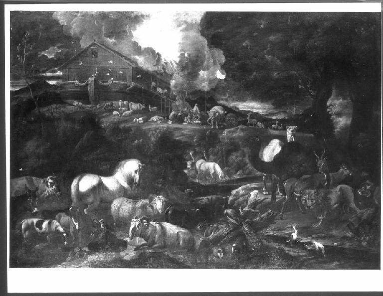 Sacrificio di Noè, SACRIFICIO DI NOE' (dipinto) di Mulier Pieter il Giovane detto Cavalier Tempesta (sec. XVII)