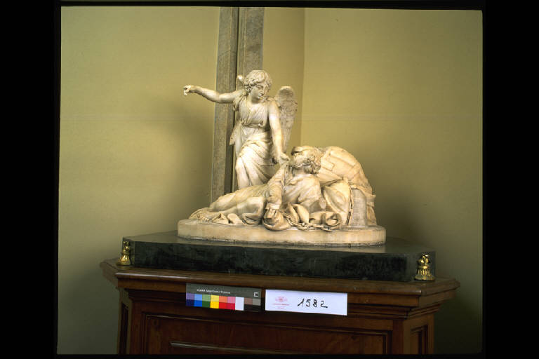 SAN PIETRO LIBERATO DAL CARCERE (scultura) di Franchi Giuseppe (sec. XVIII)