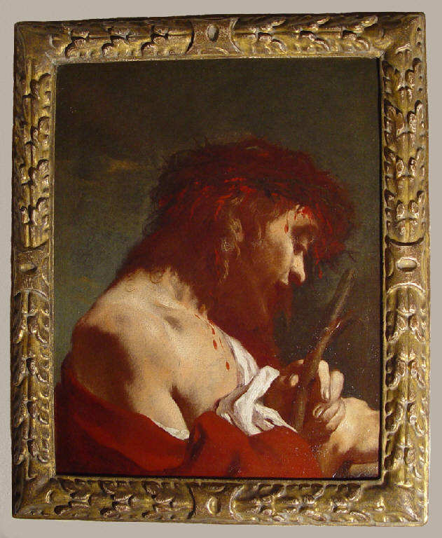 Cristo incoronato di spine, CRISTO INCORONATO DI SPINE (dipinto) di Piazzetta Giovanni Battista (sec. XVIII)
