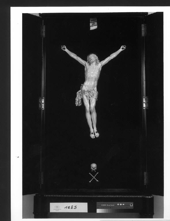 Gesù Cristo Crocifisso, CRISTO CROCIFISSO (crocifisso) - scuola bolognese (fine/inizio secc. XVII/ XVIII)