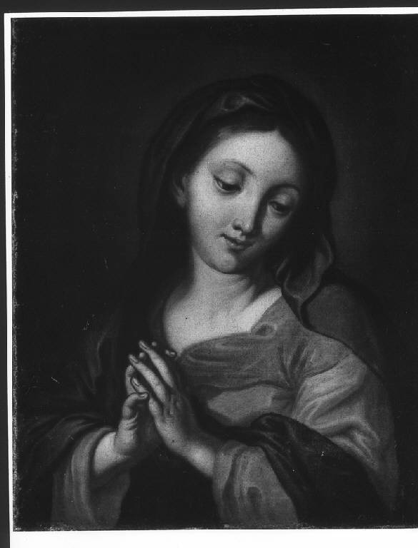 Madonna orante, MADONNA ORANTE (dipinto) - scuola emiliana (?) (seconda metà sec. XVII)