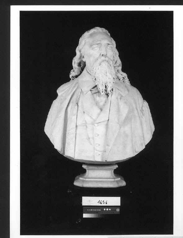 BUSTO MASCHILE (busto) di Marlegari Alessandro (sec. XIX)